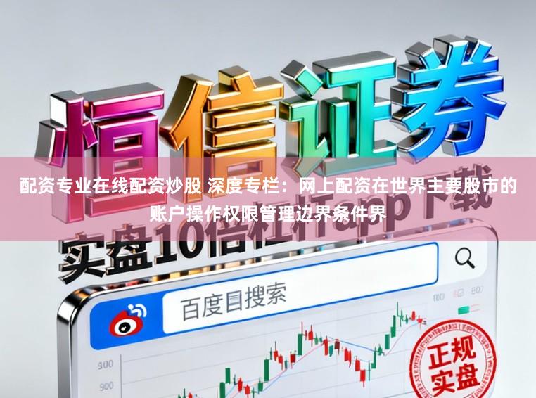 配资专业在线配资炒股 深度专栏：网上配资在世界主要股市的账户操作权限管理边界条件界