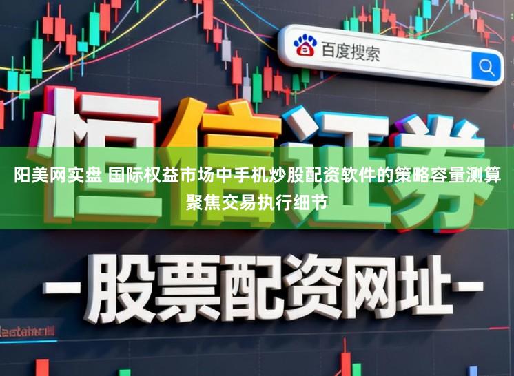 阳美网实盘 国际权益市场中手机炒股配资软件的策略容量测算聚焦交易执行细节