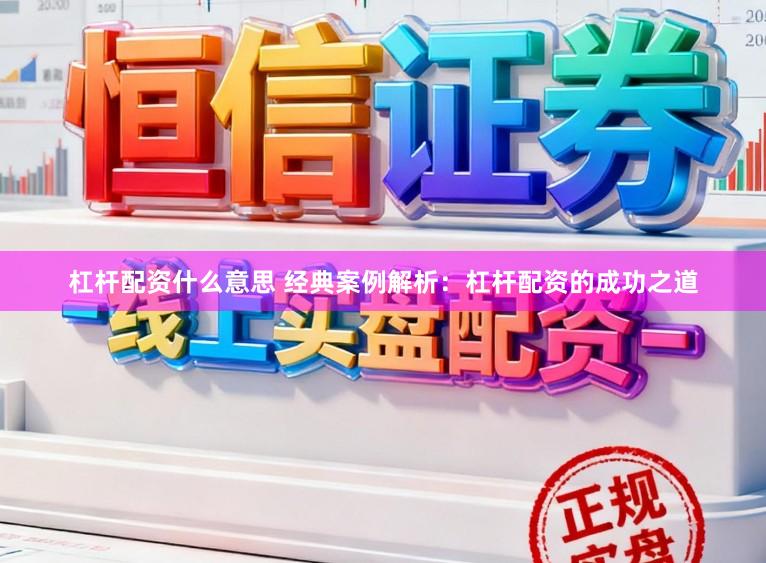 杠杆配资什么意思 经典案例解析：杠杆配资的成功之道