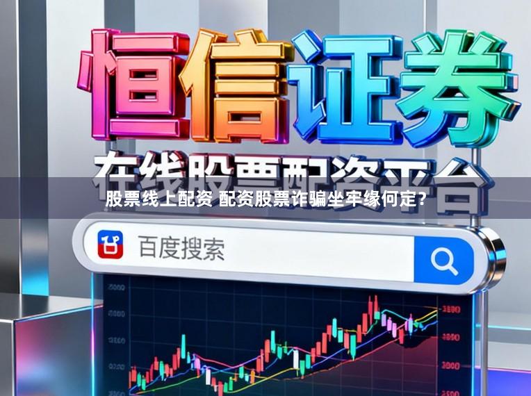股票线上配资 配资股票诈骗坐牢缘何定？