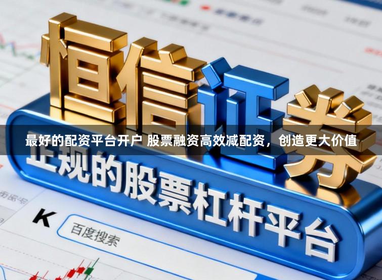 最好的配资平台开户 股票融资高效减配资,创造更大价值